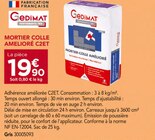 Mortier Colle Amélioré C2ET à Gedimat dans Marçay Mortier Colle Amélioré C2ET à Gedimat dans Marçay