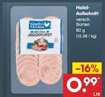 Halal-Aufschnitt bei Netto Marken-Discount im Bad Freienwalde Prospekt für 0,99 €