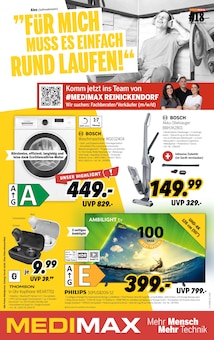 MEDIMAX Prospekt Glienicke (Nordbahn) ""FÜR MICH MUSS ES EINFACH RUND LAUFEN"" mit 8 Seiten