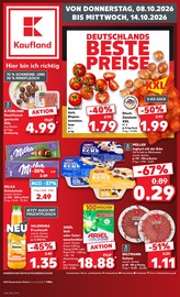 Kaufland Supermarkt Prospekt der aktuellen Woche mit 70 Seiten, gültig von 08.10.2026 bis 14.10.2026, in Schönefeld und Umgebung Aktueller Kaufland Supermarkt Prospekt in Schönefeld und Umgebung, "Hier bin ich richtig" mit 70 Seiten, 08.10.2026 - 14.10.2026