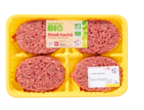 4 steaks hachés pur bœuf 15% M.G. CARREFOUR BIO dans le catalogue Carrefour