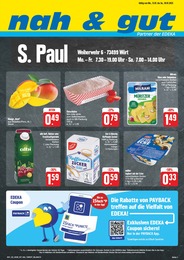 nah und gut Prospekt für Ellwangen mit 8 Seiten nah und gut Prospekt "Wir lieben Lebensmittel!" für Ellwangen, 8 Seiten, 13.01.2025 - 18.01.2025