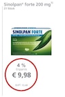 LINDA Premiumapotheke - Sinolpan forte 200 mg Angebot im Prospekt Sinolpan forte 200 mg bei LINDA Premiumapotheke im Prospekt "" für 9,98 €