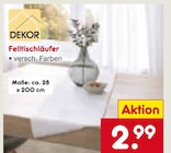 Felltischläufer Angebote von DEKOR bei Netto Marken-Discount Bautzen für 2,99 €