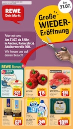 REWE Prospekt für Aachen mit 32 Seiten REWE Prospekt "Dein Markt" für Aachen, 32 Seiten, 28.07.2025 - 02.08.2025