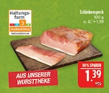 Schinkenspeck im Angebot bei Marktkauf in Schwabach Schinkenspeck Angebote bei Marktkauf Schwabach für 1,39 €