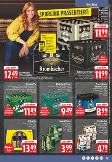 Bier im EDEKA Prospekt "Aktuelle Angebote" mit 26 Seiten (Willich)
