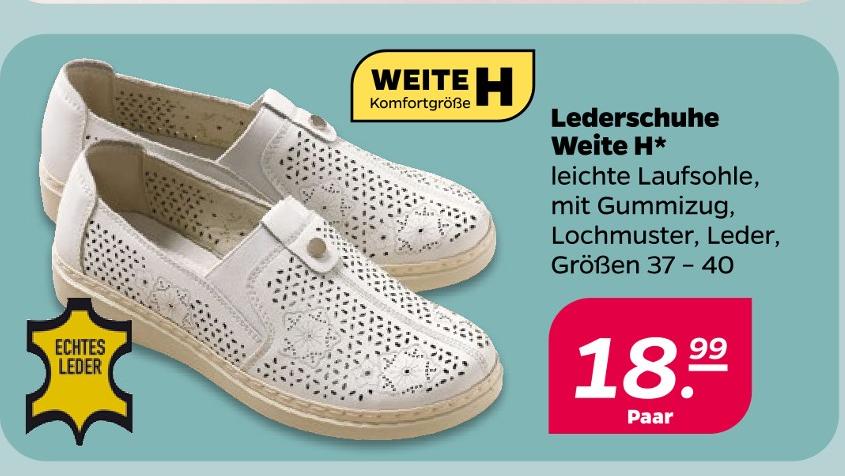 Lederschuhe Weite H