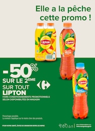 Prix et réduction Lipton dans le prospectus Carrefour Proximité en cours Offre Lipton dans le catalogue Carrefour Proximité du moment à la page 11