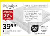 Aktuelles 3-Kammer-Kopfkissen Ilu Angebot bei XXXLutz Möbelhäuser in Aachen ab 39,99 €
