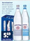 Aktuelle Gerolsteiner Angebote bei Getränkewelt in Gelsenkirchen Aktuelles Gerolsteiner Angebot bei Getränkewelt in Gelsenkirchen ab 5,49 €