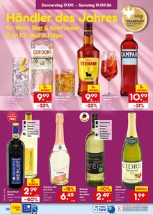 Wein im Netto Marken-Discount Prospekt "Aktuelle Angebote" mit 67 Seiten (Duisburg)