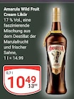 Wild Fruit Cream Likör Angebote von Amarula bei GLOBUS Weinheim für 10,49 €
