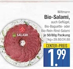 Bio-Salami Angebote von Wiltmann bei E center Regensburg für 1,99 €