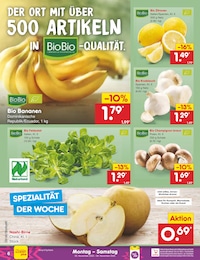 Bio Champignons im Netto Marken-Discount Prospekt "Aktuelle Angebote" auf Seite 6