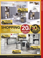 Aktueller BRAUN Möbel-Center Prospekt mit Schreibwaren, "BRAUN SHOPPING WEEK", Seite 15