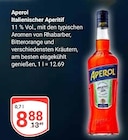 Italienischer Aperitif bei GLOBUS im Rüsselsheim Prospekt für 8,88 €