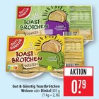 Toastbrötchen Weizen im Angebot bei Marktkauf in Rottenburg Toastbrötchen Weizen Angebote von Gut & Günstig bei Marktkauf Rottenburg für 0,79 €