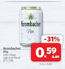 Aktuelle Krombacher Angebote bei Markant Nordwest in Lippstadt Aktuelles Pils Angebot bei Markant Nordwest in Lippstadt ab 0,59 €
