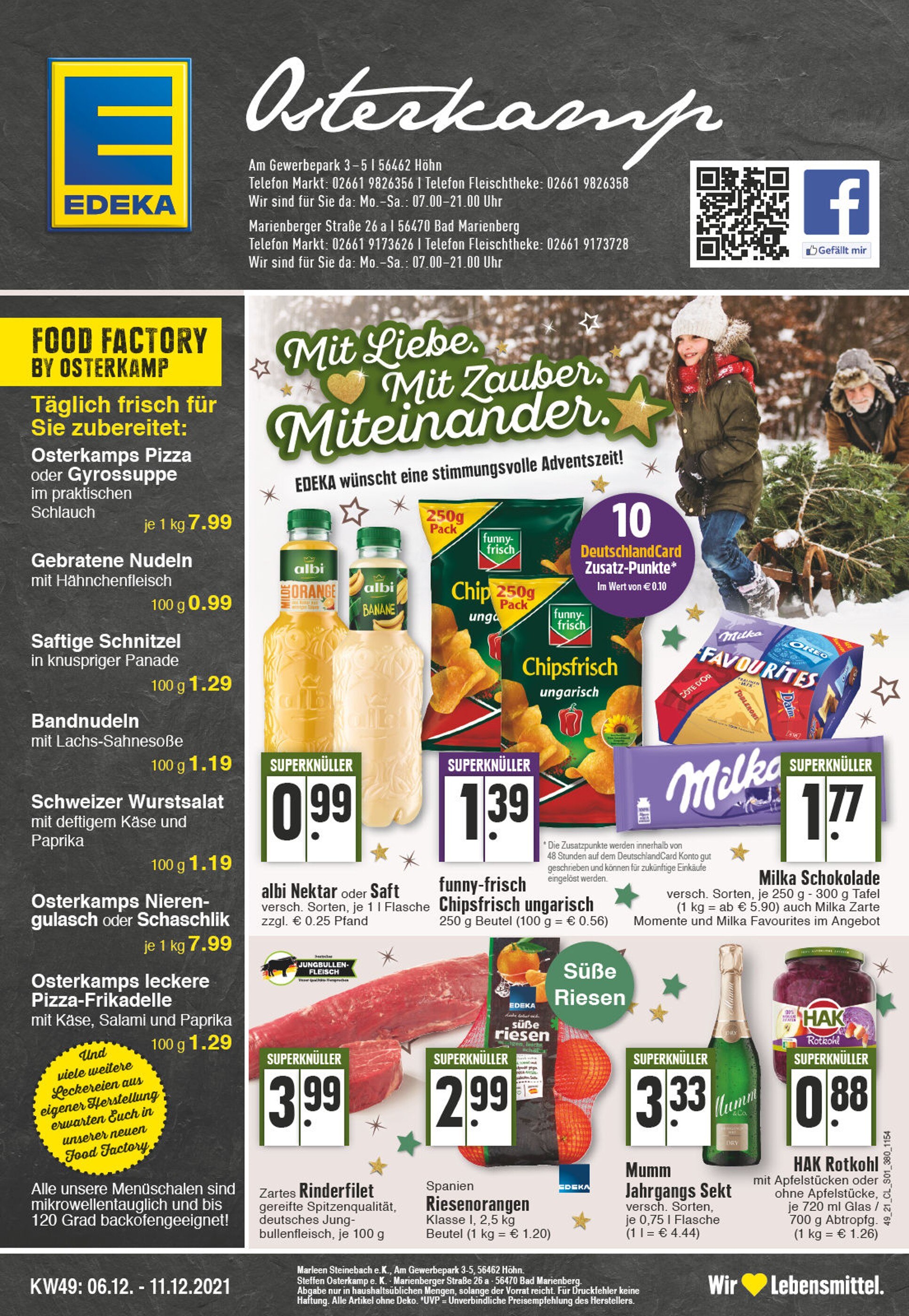 EDEKA Prospekt für Gehlert mit 32 Seiten EDEKA Prospekt für Gehlert: "Aktuelle Angebote", 32 Seiten, 06.12.2021 - 11.12.2021