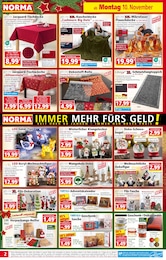 Tischläufer Angebot im aktuellen Norma Prospekt auf Seite 2