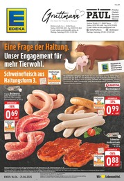 Supermarkt Prospekt von EDEKA Kaarst EDEKA Prospekt: "Aktuelle Angebote", 24 Seiten, 16.06.2025 - 21.06.2025