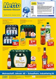 Discounter Prospekt von Netto Marken-Discount Großostheim Netto Marken-Discount Prospekt: "DER ORT, AN DEM DU IMMER AUSGEZEICHNETE PREISE FINDEST.", 2 Seiten, 07.07.2025 - 12.07.2025
