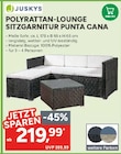 Polyrattan-Lounge Sitzgarnitur Punta Cana Angebote von Juskys bei Marktkauf Bautzen für 219,99 €