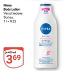 Body Lotion Angebote von Nivea bei GLOBUS Wetzlar für 3,69 €