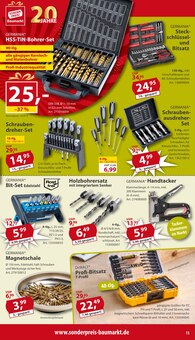 Bohrmaschine im Sonderpreis Baumarkt Prospekt "… da wo die Schraube wohnt!" mit 20 Seiten (Göttingen)