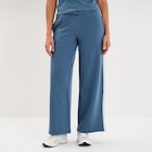 Pantalon de jogging molleton droit Kappa bleu femme à 34,99 € dans le catalogue La Halle