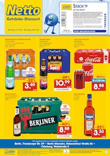 Aktueller Netto Marken-Discount Prospekt (Berlin) Netto Marken-Discount Prospekt "DER ORT, AN DEM DU IMMER AUSGEZEICHNETE PREISE FINDEST." mit Seiten (Berlin)