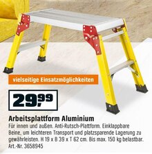 Arbeitsplattform Aluminium bei OBI in Hückelhoven Arbeitsplattform Aluminium im Angebot bei OBI Hückelhoven für 29,99 €