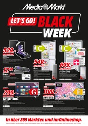 Elektromarkt Prospekt von Media-Markt München Media-Markt Prospekt: "BLACK WEEK", 1 Seite, 21.11.2022 - 27.11.2022