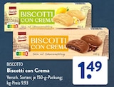 Biscotti con Crema von Biscotto im aktuellen ALDI SÜD Prospekt für 1,49 €