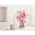 Orchidée 1 fleuron cercle métallique - CARREFOUR en promo chez Carrefour Avignon à 7,99 €