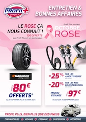 Catalogue Garages & Automobile Profil Plus en cours à Casson et alentours, "LE ROSE CA NOUS CONNAÎT !", 1 page, 30/09/2024 - 06/10/2024