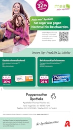 mea - meine apotheke Prospekt für Nürnberg: "Unsere Oktober-Angebote", 4 Seiten, 01.10.2025 - 31.10.2025