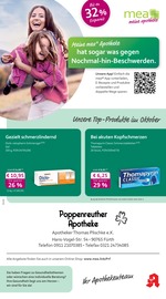 mea - meine apotheke Apotheken Prospekt der aktuellen Woche mit 4 Seiten, gültig von 01.10.2025 bis 31.10.2025, in Zirndorf und Umgebung Aktueller mea - meine apotheke Apotheken Prospekt in Zirndorf und Umgebung, "Unsere Oktober-Angebote" mit 4 Seiten, 01.10.2025 - 31.10.2025