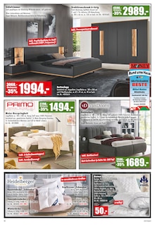 Bett im aktuellen Möbel Mahler Siebenlehn Prospekt (Leipzig) Bett im Möbel Mahler Siebenlehn Prospekt "GROSSES SPARFINALE" mit 16 Seiten (Leipzig)
