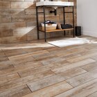 Carrelage sol et mur Julyo aspect bois brun 15 x 60 cm à Castorama dans Roumare Carrelage sol et mur Julyo aspect bois brun 15 x 60 cm à Castorama dans Roumare