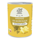 Ananas en morceaux au sirop léger à Aldi dans Mareau-Aux-Bois