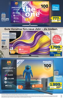 Fernseher im EURONICS Prospekt "GENAU RICHTIG. UNSER ZIEL: BESTE PREISE." mit 8 Seiten (Soest)