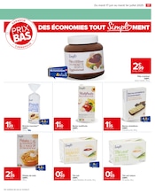 Promos Brioche tranchée dans le catalogue "PETIT-DÉJEUNER" de Carrefour à la page 19