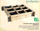 Potager cardon 90x90xh18 - JARDIPOLYS dans le catalogue Intermarché