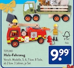 Holz-Fahrzeug im ALDI SÜD Prospekt Holz-Fahrzeug von TOYLINO im aktuellen ALDI SÜD Prospekt für 9,99 €