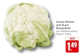 Blumenkohl im Angebot bei EDEKA in Darmstadt Blumenkohl Angebote von Unsere Heimat – echt & gut bei EDEKA Darmstadt für 1,49 €