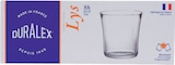 Gobelets Lys transparents - DURALEX en promo chez Intermarché Super Évreux à 5,59 €