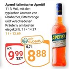 Aperol Italienischer Aperitif im Angebot bei GLOBUS in Erlangen Aperol Italienischer Aperitif Angebote bei GLOBUS Erlangen für 8,88 €