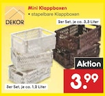 Netto Marken-Discount Bonn - Mini Klappboxen Angebot im Prospekt Mini Klappboxen bei Netto Marken-Discount im Bonn Prospekt für 3,99 €
